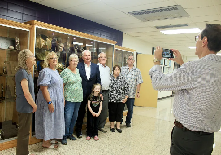 German exchange student’s ties to Bishop Guilfoyle stand test of time